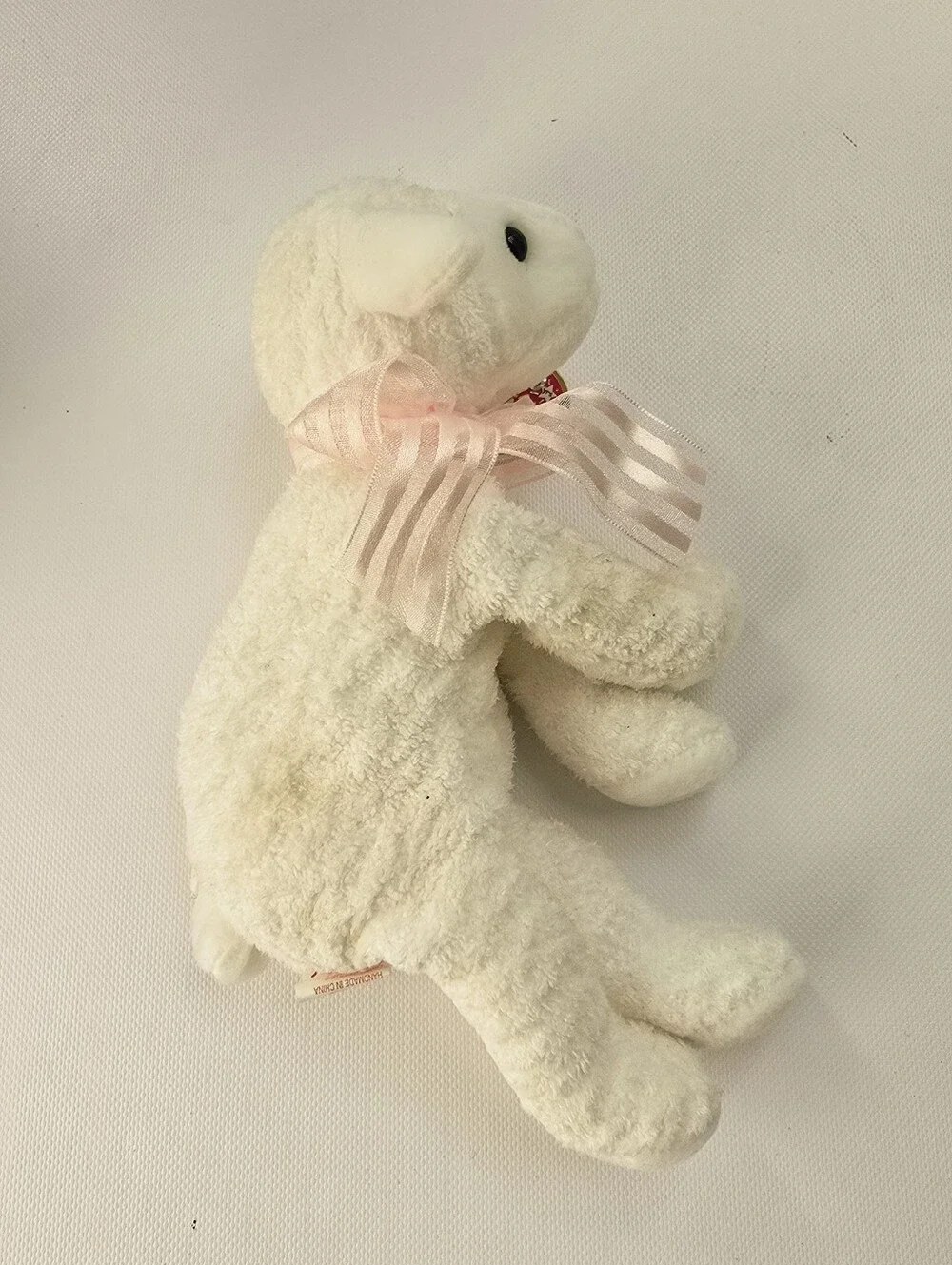 Ty Beanie Baby Lullaby Lamb 2002 Retired White Plush Original Tags